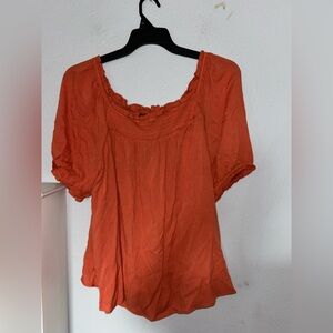 Torrid Women's Orange Top blouse